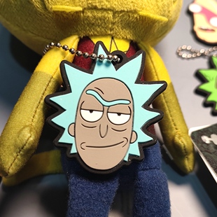 美国正版Rick and Morty 钥匙扣 挂件 瑞克和莫蒂正版周边现货 与