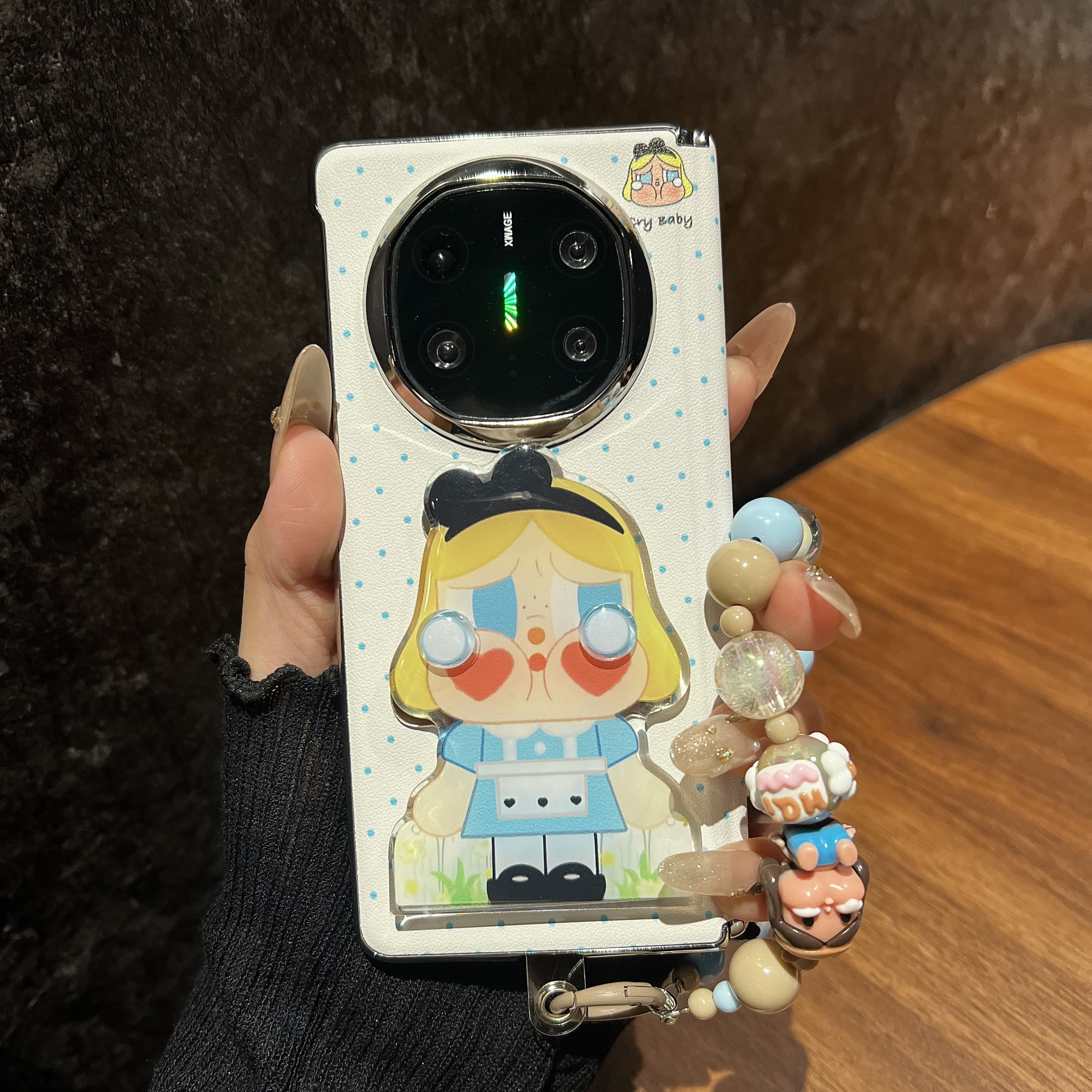 哭娃镜面适用华为matex6手机壳