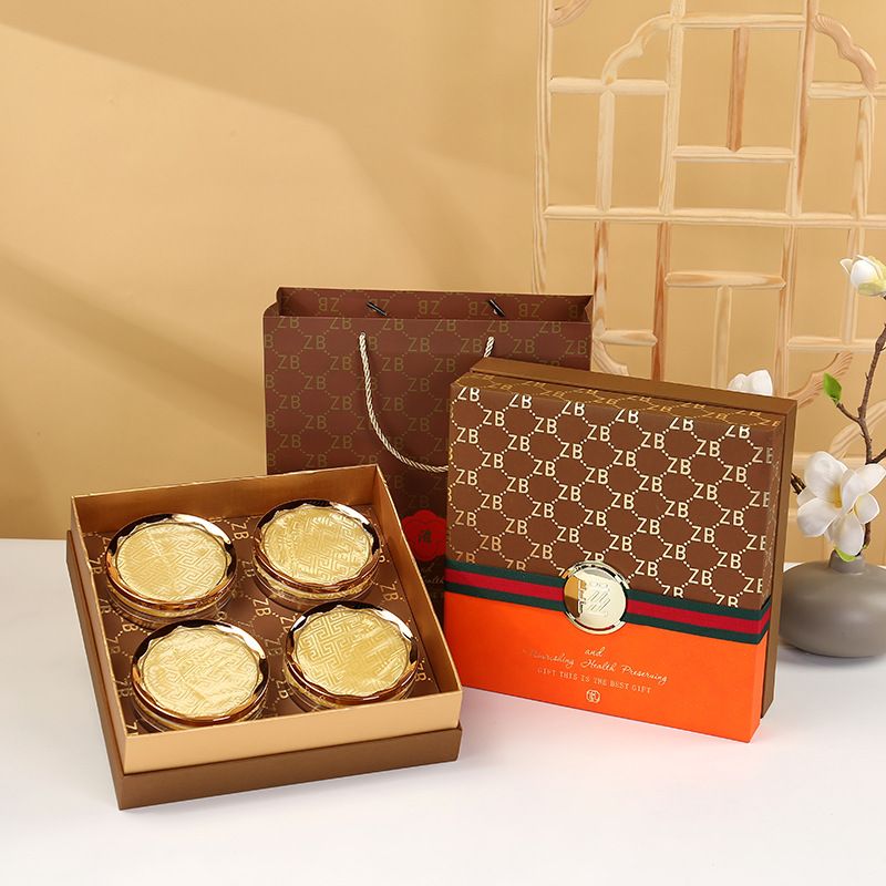 高档100燕窝包装盒三七石斛西洋参枸杞鹿茸滋补品高档礼盒空盒子