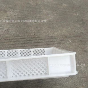 单冻盘果干晾晒盘食品平面晾干托盘 加厚冷冻晾晒药材塑料方盘