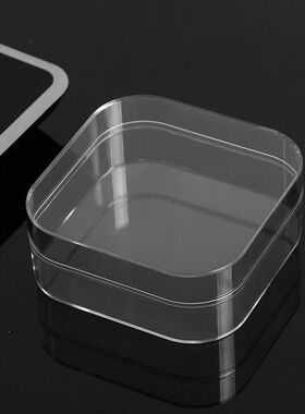 水晶泥史莱姆透明盒牛肉干饼鱿鱼丝包装盒PS食品极材料翻膜塑料盒