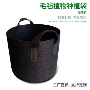 毛毡植物种植袋加厚无纺布美植袋圆形营养毛毡土豆种植桶草莓
