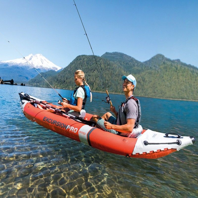 INTEX双人充气船送桨泵