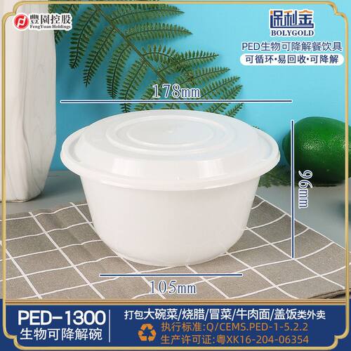 环保可降解快餐盒外卖打包粉面碗
