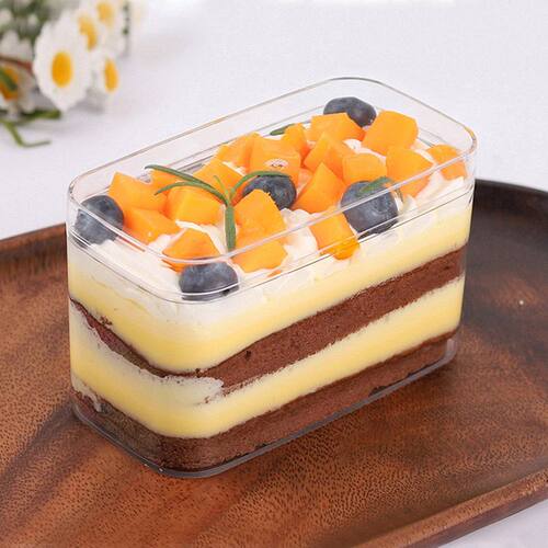 透明豆乳盒子塑料水果千层蛋糕
