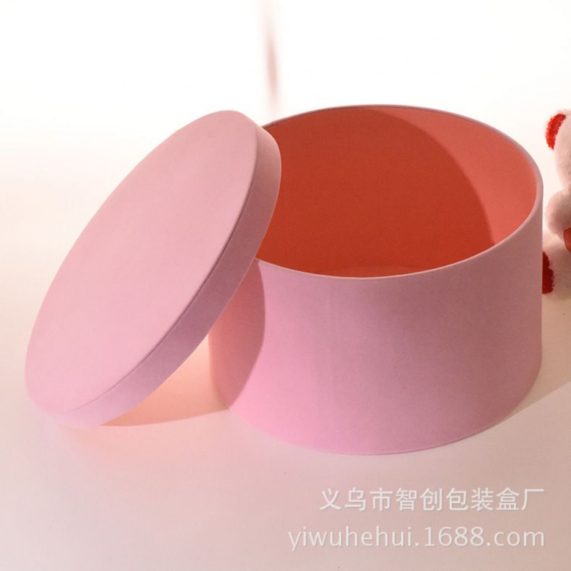 30绒布礼品盒香皂花喜糖婚庆伴