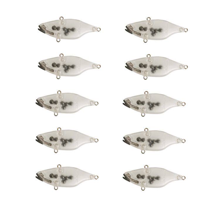 TN60日系噪音版远投VIB假饵毛坯本体鱼饵10g/6cm DIY路亚饵胚体