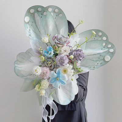 亿通蝴蝶翅膀花束包装纸