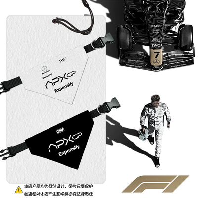 F1狂飙飞车电影APXGP宠物口水巾