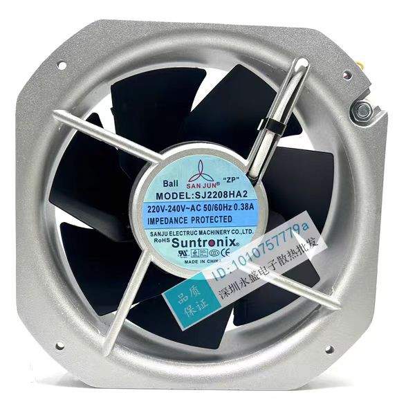 SJ2208HA2全新原装台湾三巨AC220V 22580耐高温轴流散热风扇风机