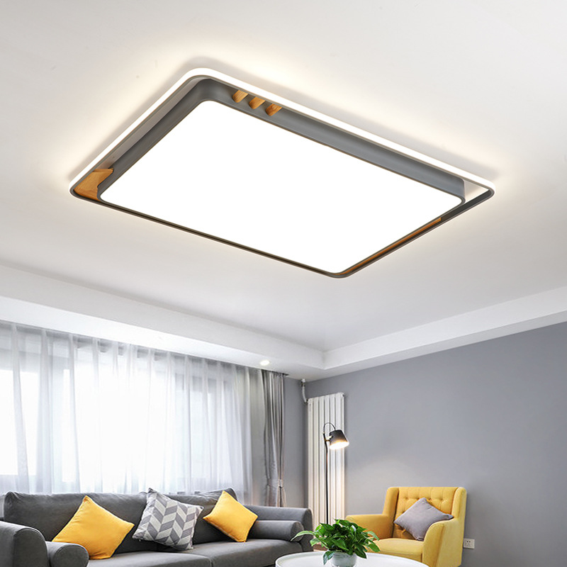 现代简约客厅吸顶灯温馨主题房led卧室灯亚克力格调大气灯具