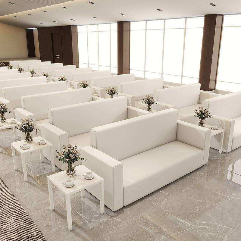 会展沙发贵宾招待沙发接待会客沙发活动前排靠背简易沙发茶几组合