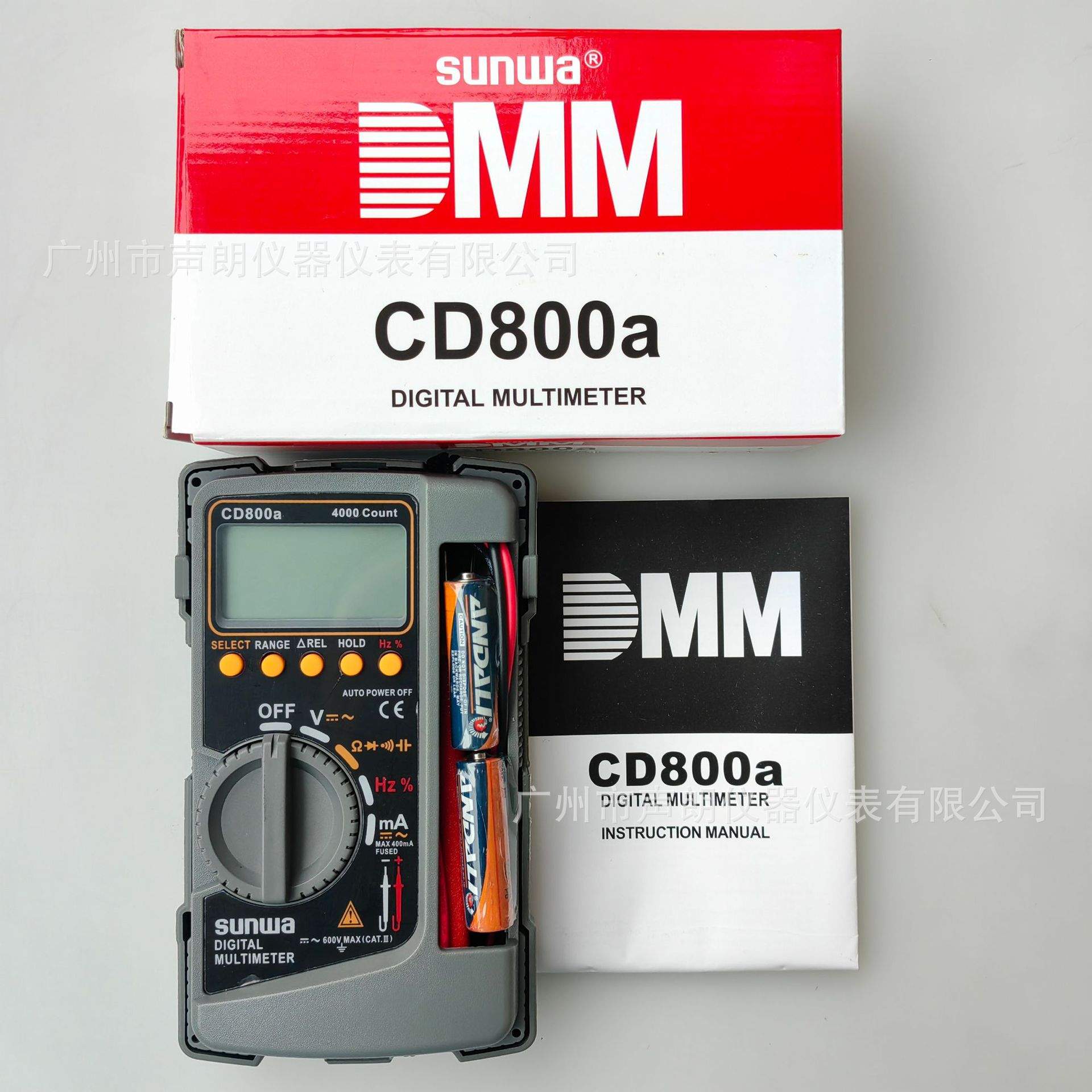 sunwa CD800a数字万用表出口数显表电工仪表