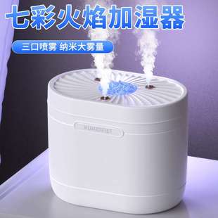 三喷加湿器家用卧室用大雾量喷雾空气增湿机桌面香薰小型