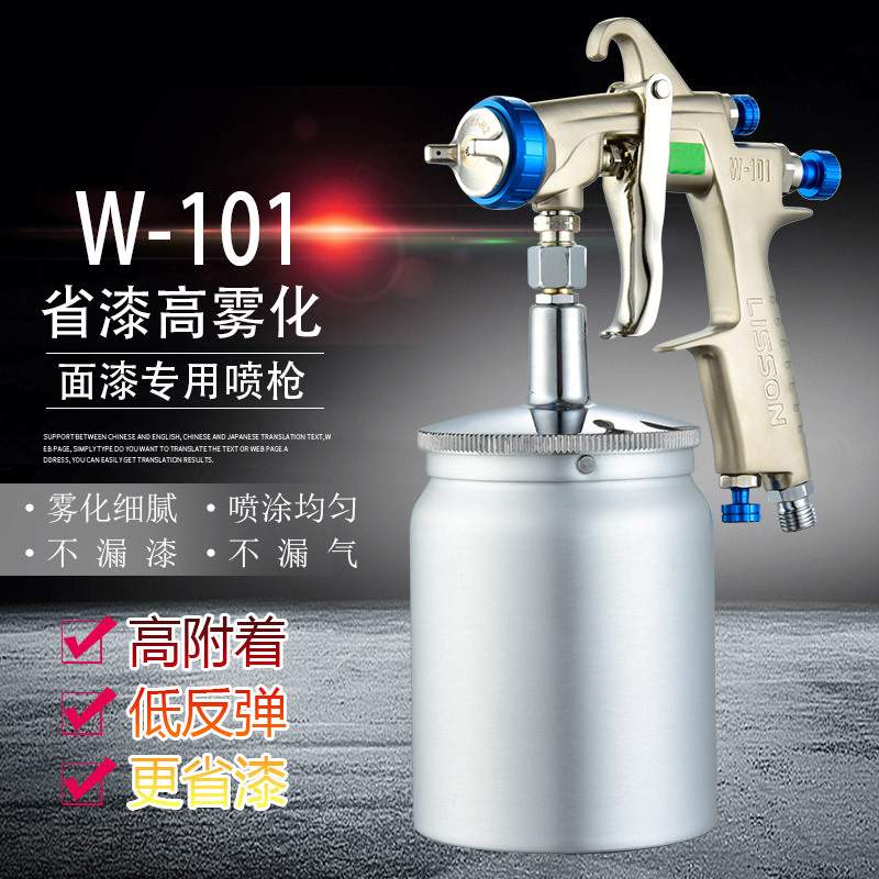 厂家定制 立森W-101 家具油漆汽车面漆喷漆枪 高雾化品质气动喷枪