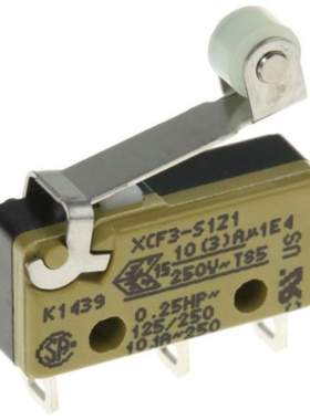 XCF3-S1-Z1 Saia-Burgess 微动开关,滚轮杠杆类型 10.1A 250V交流
