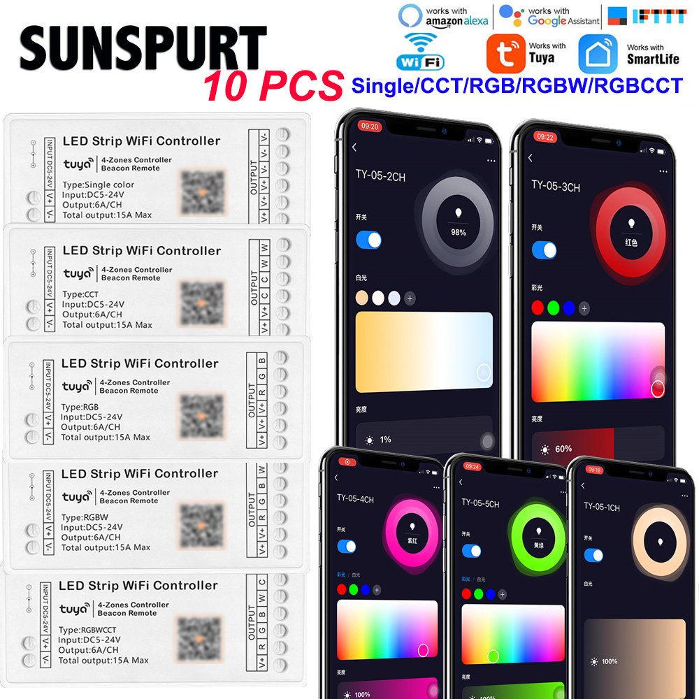 led控制器SUNSPURTWIFI智能灯带图片