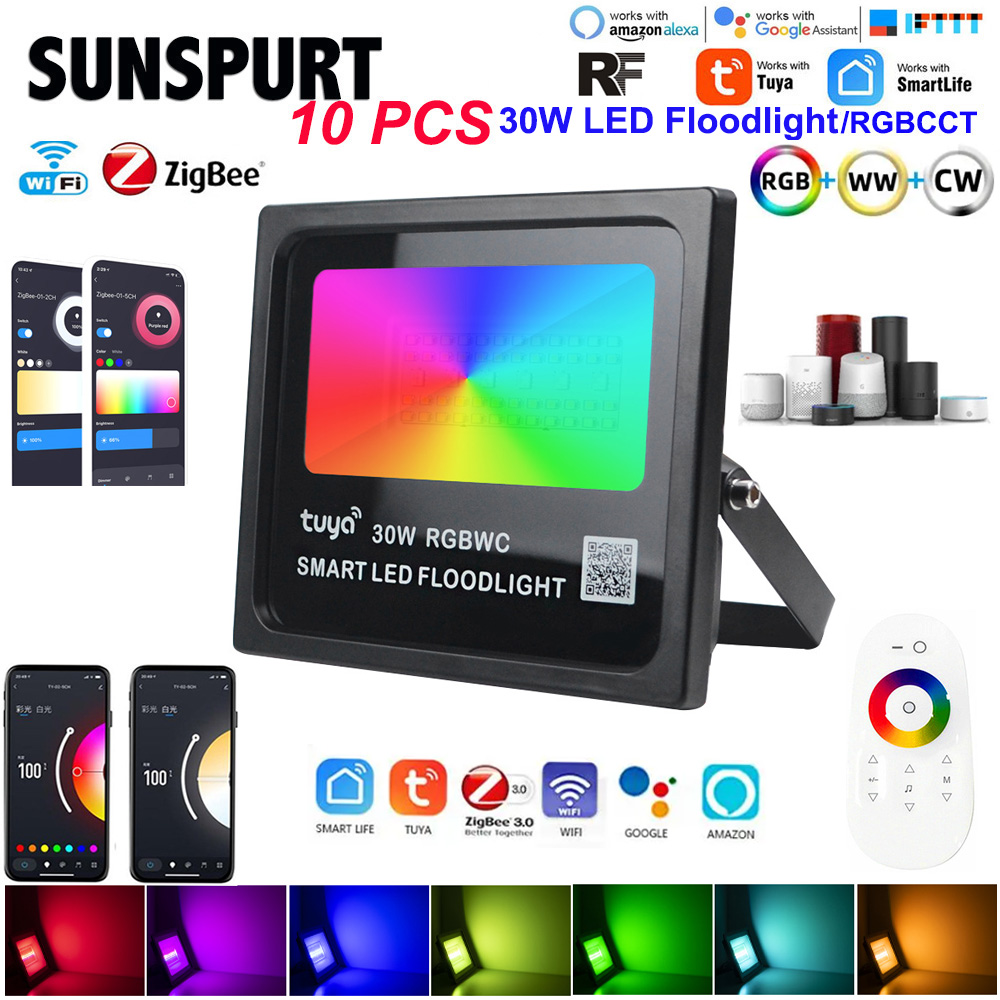 涂鸦智能投光灯WIFIZIGBEE