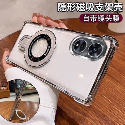 适用OPPO Reno8T手机壳带镜头膜opporeno8t保护套5g海外版4G气囊防摔CPH2505硅胶软壳2481全包case透明外壳八