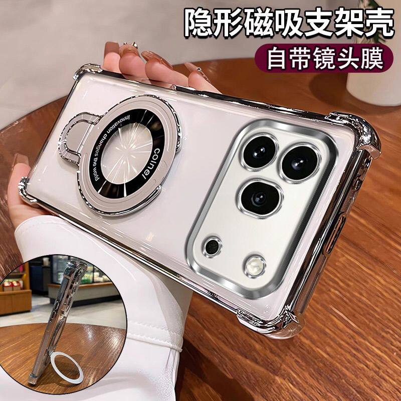 适用于荣耀600pro海外版手机壳honor600保护套带镜头膜VKP-NX9软壳VKJ气囊防摔por全包透明新款外壳香港国际p