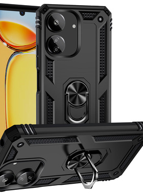 适用红米13C手机壳4G版气囊防摔小米13c硅胶保护套Redmi 13C全包磨砂软硬壳red磁吸指环mi商务男款十三外壳5G
