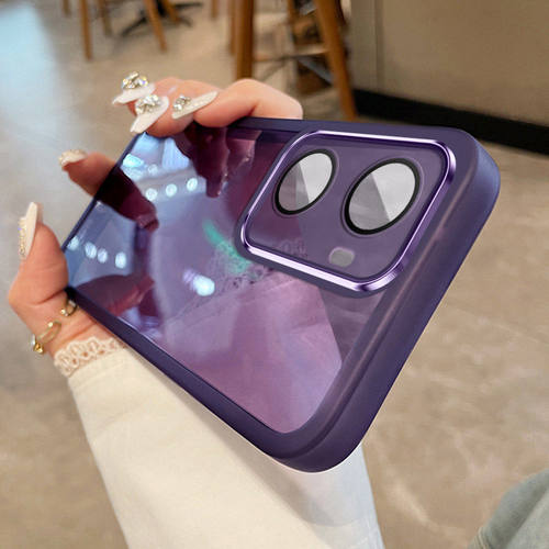 适用于小米POCO M7海外版4G手机壳带镜头膜pocom7保护套全包防摔pcom硅胶软壳case男女新款港pocm透明外壳pco