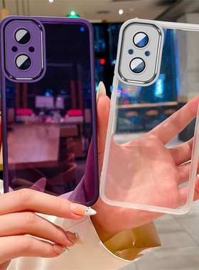 适用OPPO Reno7Z手机壳带镜头膜reno8z保护套CPH2343透明硅胶壳case全包超薄opo海外版z防摔ins男女新款外壳