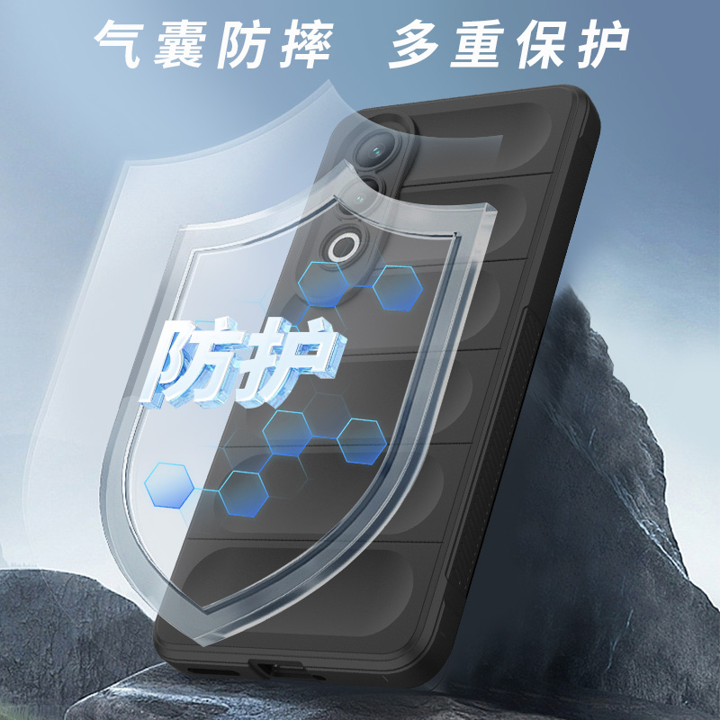 适用一加nordce4手机壳幻盾新款磨砂壳一加Nord CE4lite硅胶保护套OnePlusNord CE4气囊防摔全包男女超薄外壳