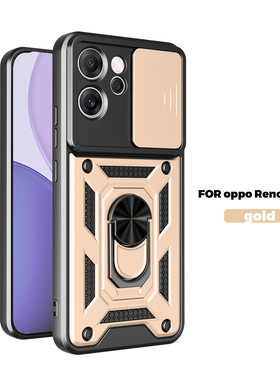 适用于OPPO Reno14F手机壳带镜头盖推窗opporeno13fs保护套全包防摔CPH2743外壳reon支架海外版国际磨砂2699