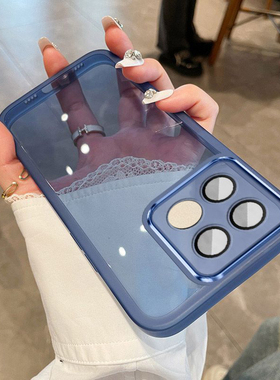 适用小米14tpro手机壳带镜头膜xiaomi14T保护套透明全包防摔pro硅胶软壳tpor男女新款por外壳case海外版国际p