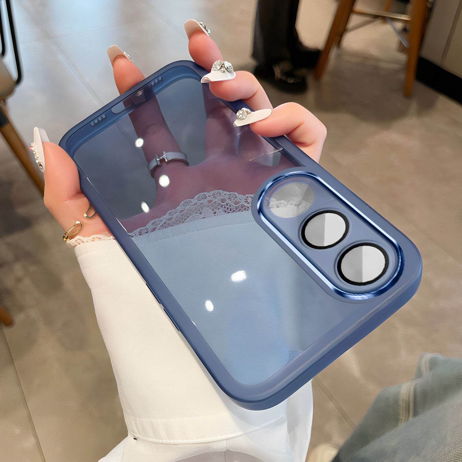 适用于vivo V70FE手机壳带镜头膜vivov70ef保护套全包防摔V2550透明外壳vivi男女款香港版5G硅胶软壳海外国际