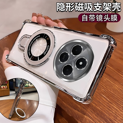 适用OPPO Reno12F手机壳带镜头膜opporeno12f保护套气囊防摔CPH2637硅胶软壳2687透明全包case外壳5G海外版4g