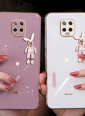 适用红米note9s手机壳保护镜头小米redmi note9pro海外版硅胶套note9promax全包防摔外壳子por卡通创意兔子女