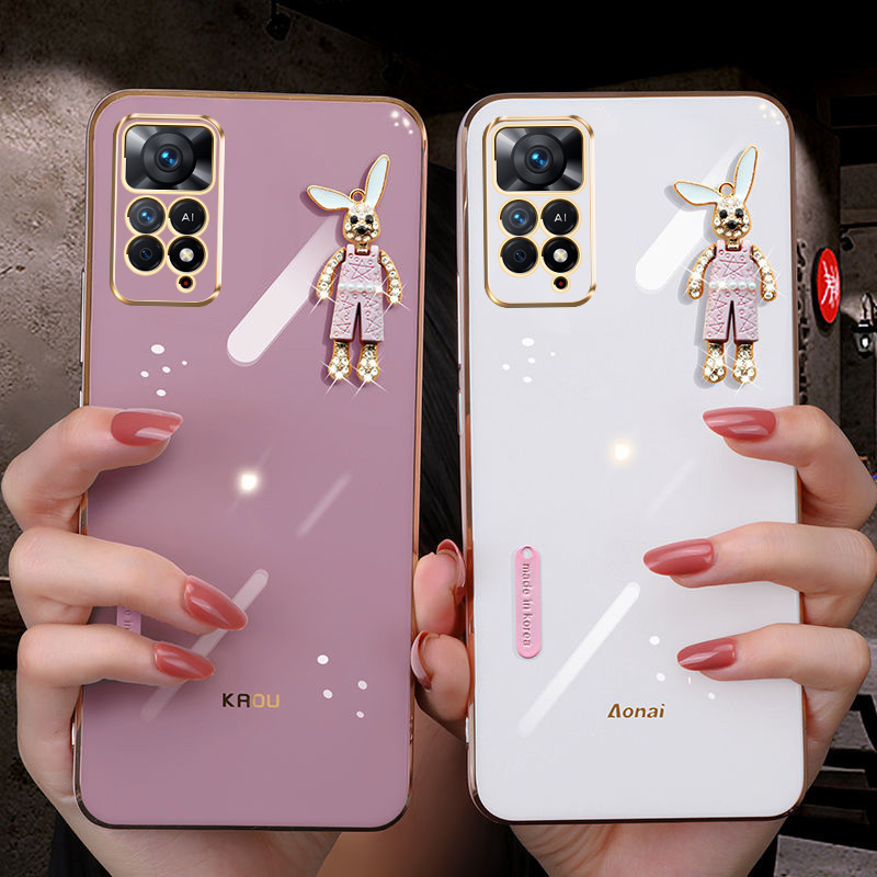 适用红米Note11EPro手机壳摄像头防摔redminote11E全包保护套小米note11epro硅胶套新款十一epor可爱少女软壳