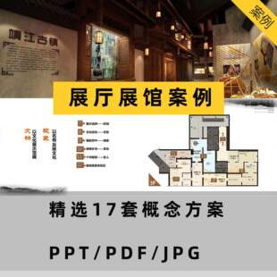 博物馆文化展厅展馆历史人文纪念馆PPT设计规划方案效果图案例集