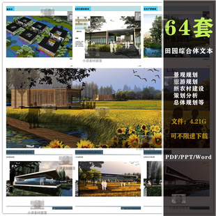 美丽乡村建设设计总体规划旅游度假区田园综合体策划分析文本资料