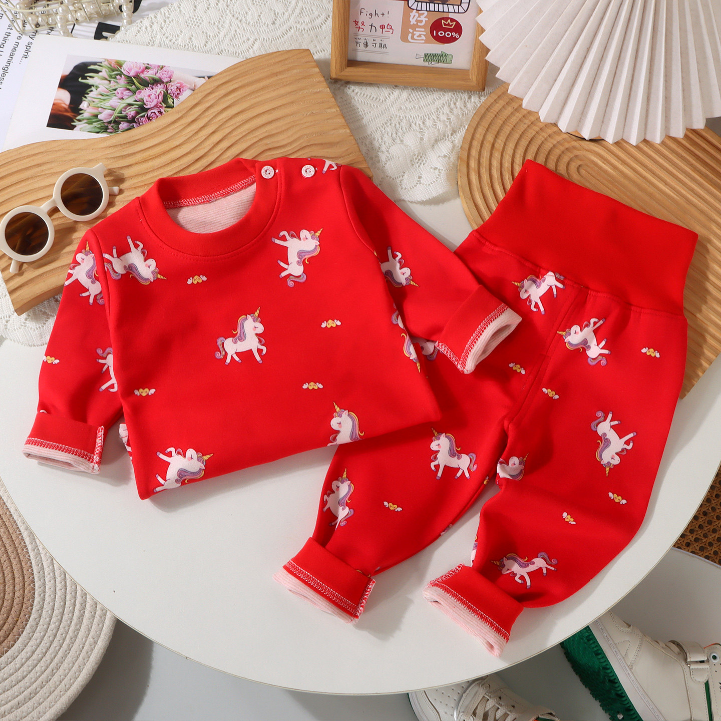 宝宝大红内衣套装男女婴儿拜年服衣服儿童打底衣秋衣秋裤家居服Aa,童装/婴儿装/亲子装,内衣套装,淘宝优惠券,粉丝福利购,淘宝优惠卷