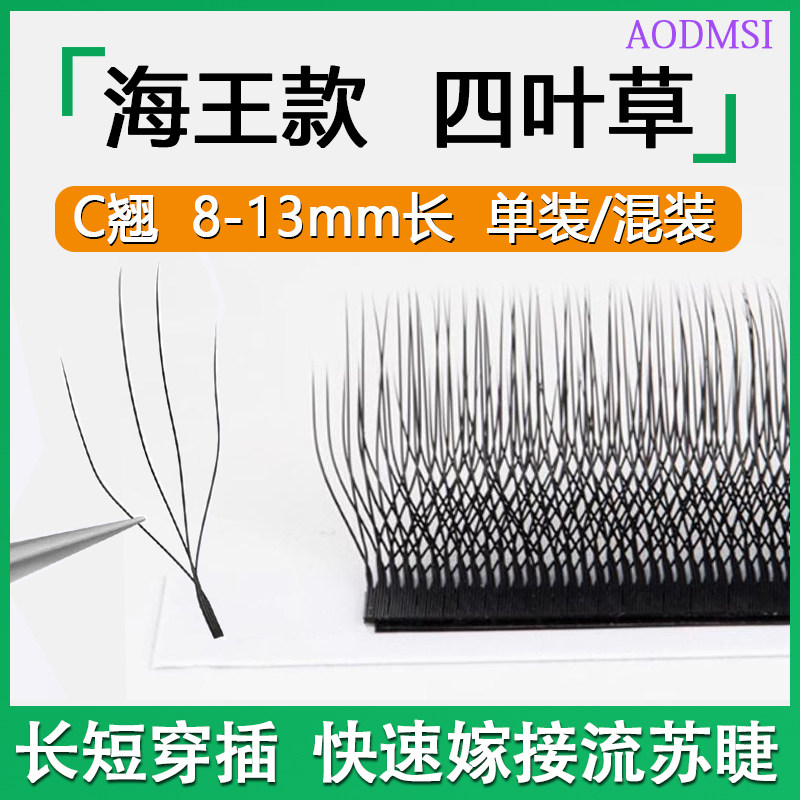 妈生款海王四叶草嫁接睫毛三叶草