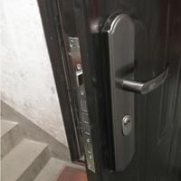 防盗门门整套具套装加厚锁无6dh2心锁体全套通型家用大用锁双快锁