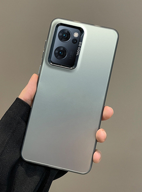 ZNM适用opporeno7手机壳新款双层imd磨砂reno7pro保护套男女生reno6高级感6pro防摔reno5情侣5pro潮0pp0软外