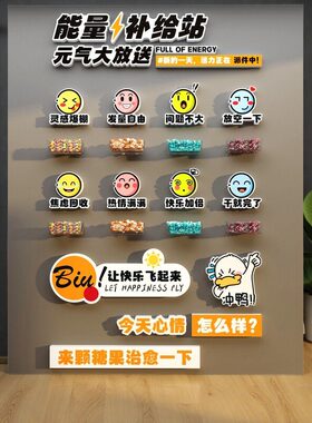 企业公司补给站文化布置背景墙贴