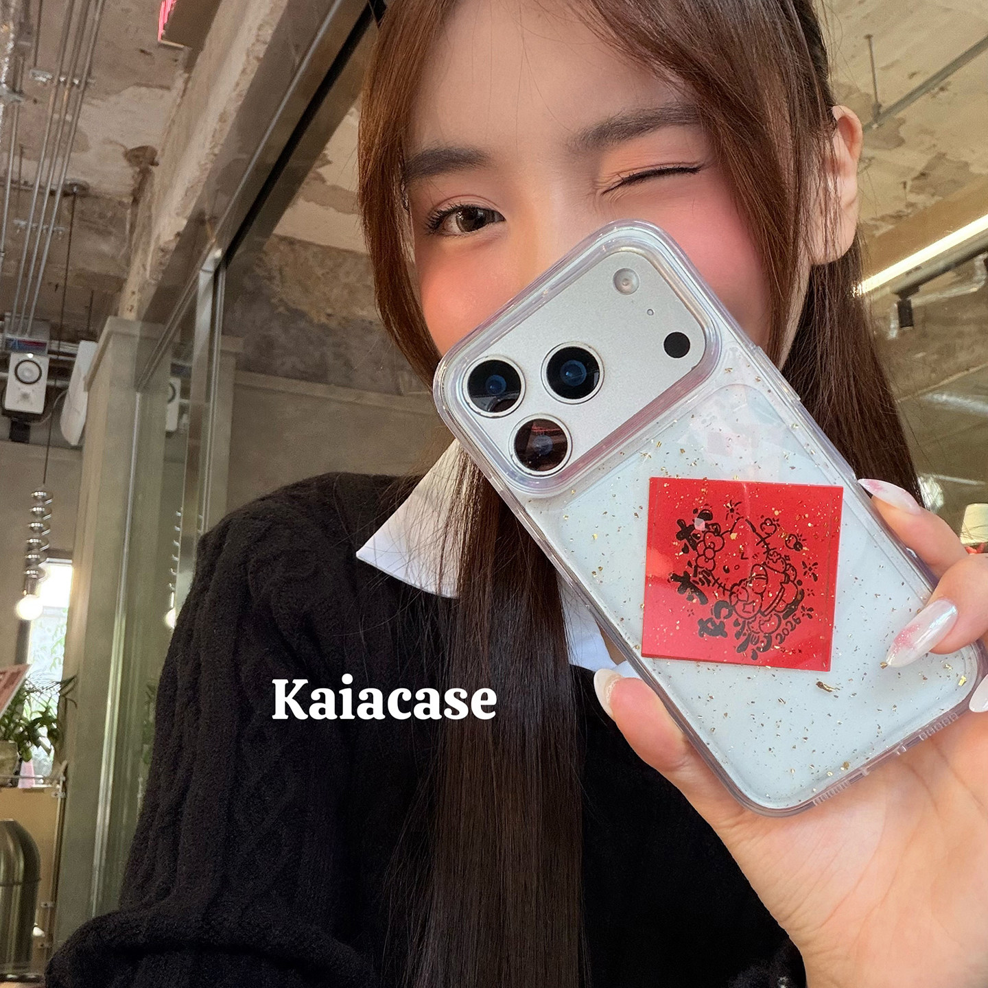 kaia 新中式金箔财神爷kt适用苹果17promax手机壳iphone16pro新款13女14pro创意15pro滴胶全包12防摔11手机套,3C数码配件,手机保护套/壳,淘宝优惠券,粉丝福利购,淘宝优惠卷