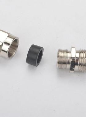 一靓3分燃气管波纹管转接头4分外丝变3分内丝4分螺口转格林宝塔插