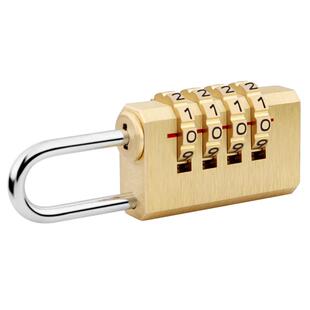 奥本密码铜挂锁拉杆箱背包锁宿舍健身房储物柜门锁工具箱密码锁四