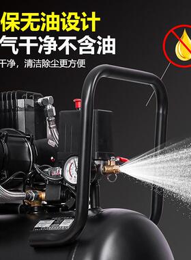 飓霸(JUBA)无油空压机220V小型气泵便喷真石漆空气压缩机木工家漆