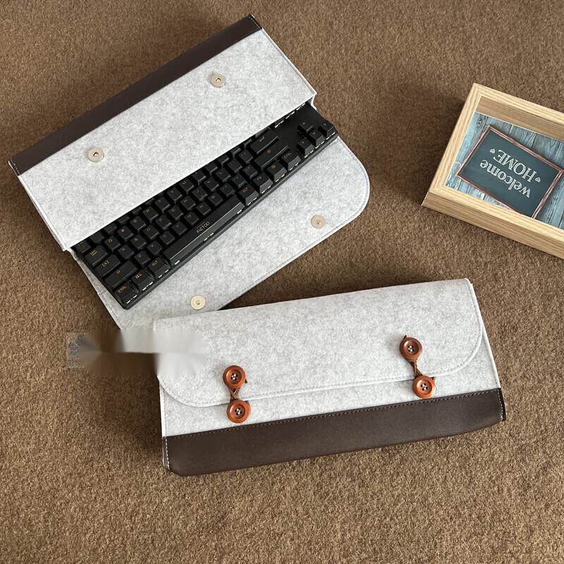 恒铭达毛毡键盘收纳包防尘键盘收纳包键盘罩其他收纳包84/87键(浅