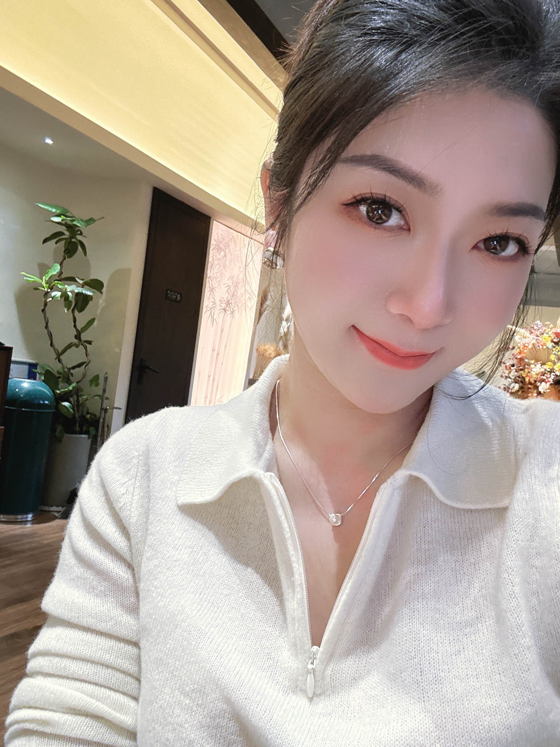 小豌豆纯银项链