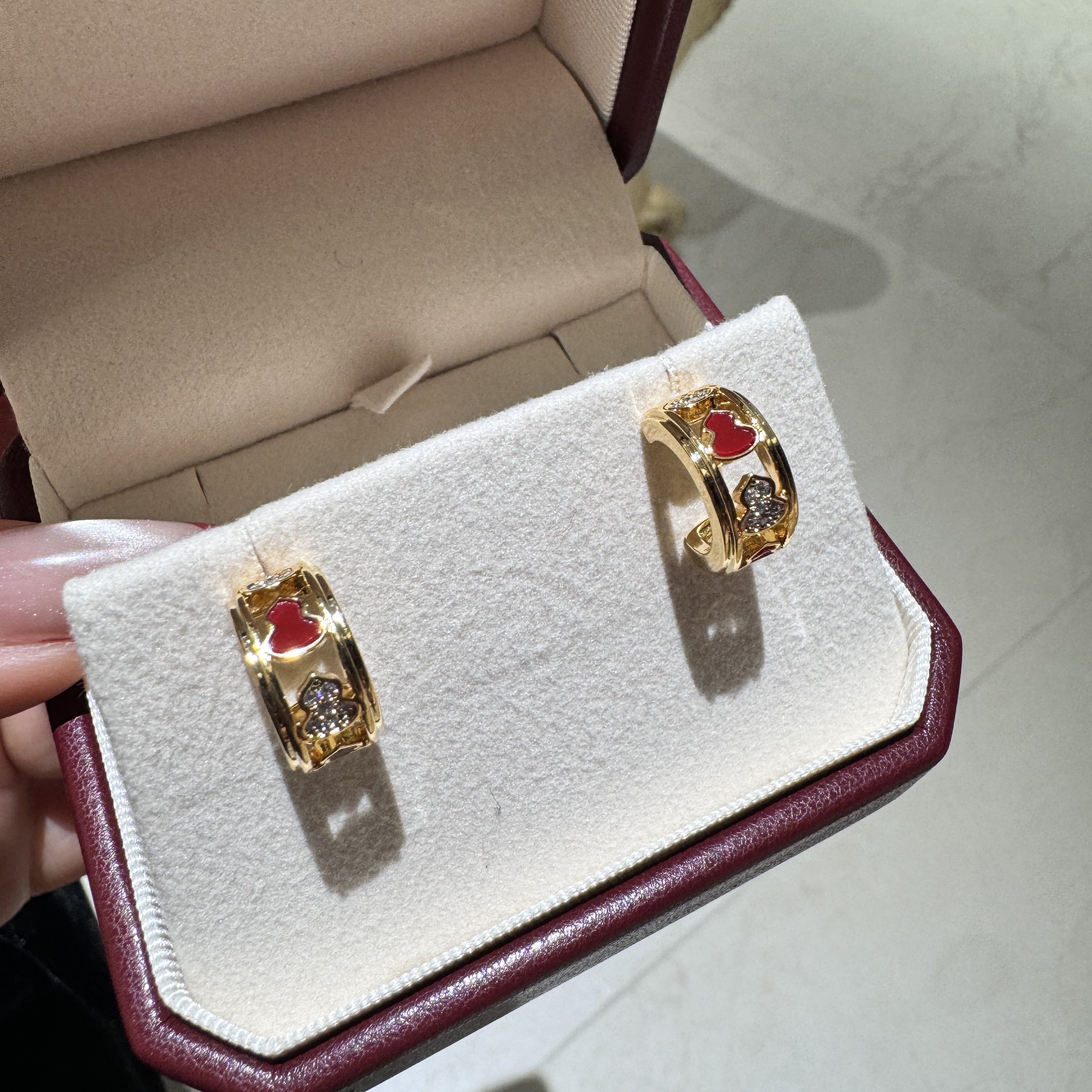 时来运转葫芦酒红色耳环,珠宝/钻石/翡翠,颈饰,淘宝优惠券,粉丝福利购,淘宝优惠卷