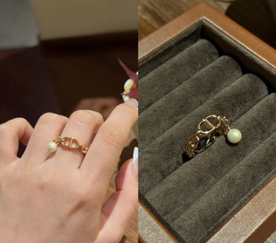 CD猪鼻设计款戒指