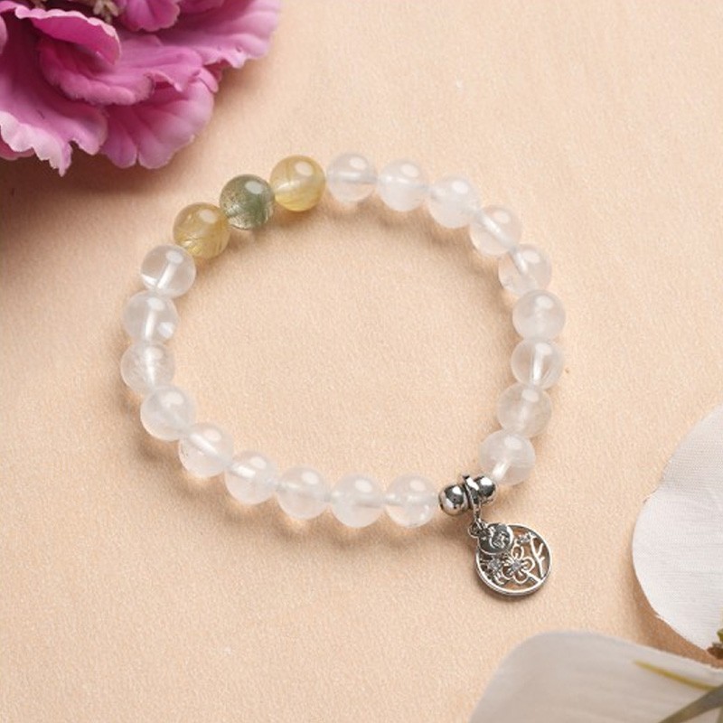 麦玲玲吉庆堂白福气丰盛手串